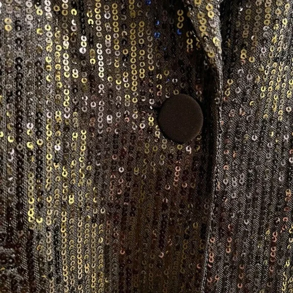 Philosophy Black Sequin Blazer Jacket Size Small NWT - Picture 9 of 15